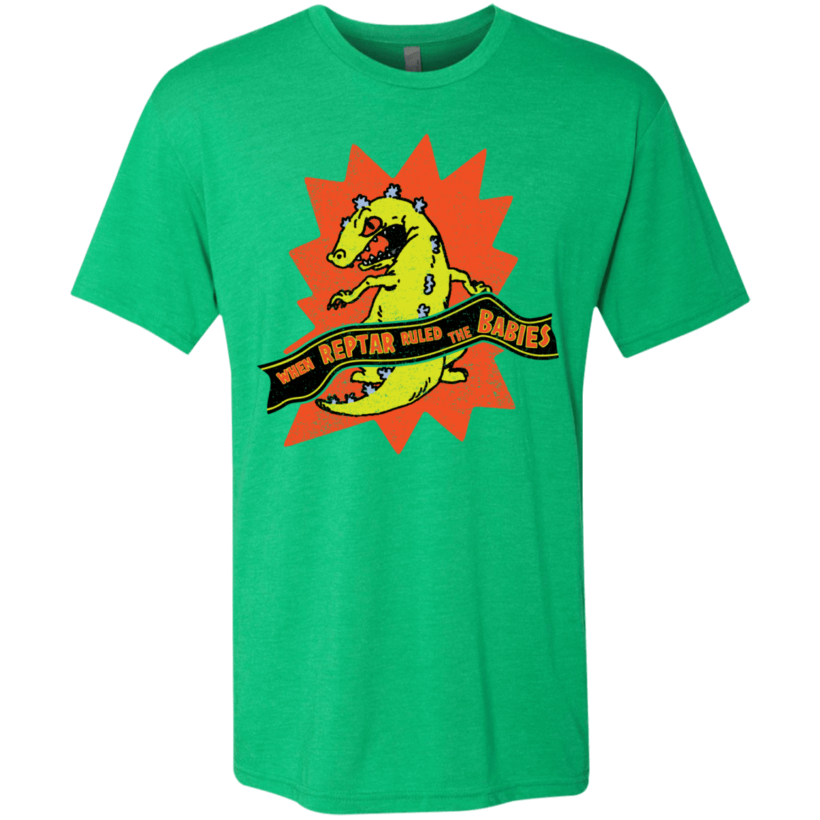T-Shirts Envy / S When Reptar Ruled The Babies Men's Triblend T-Shirt