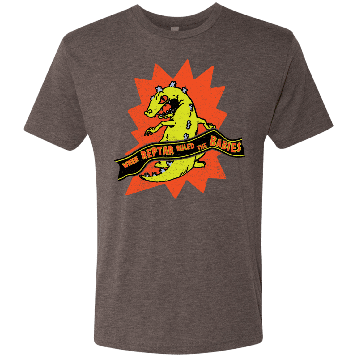 T-Shirts Macchiato / S When Reptar Ruled The Babies Men's Triblend T-Shirt