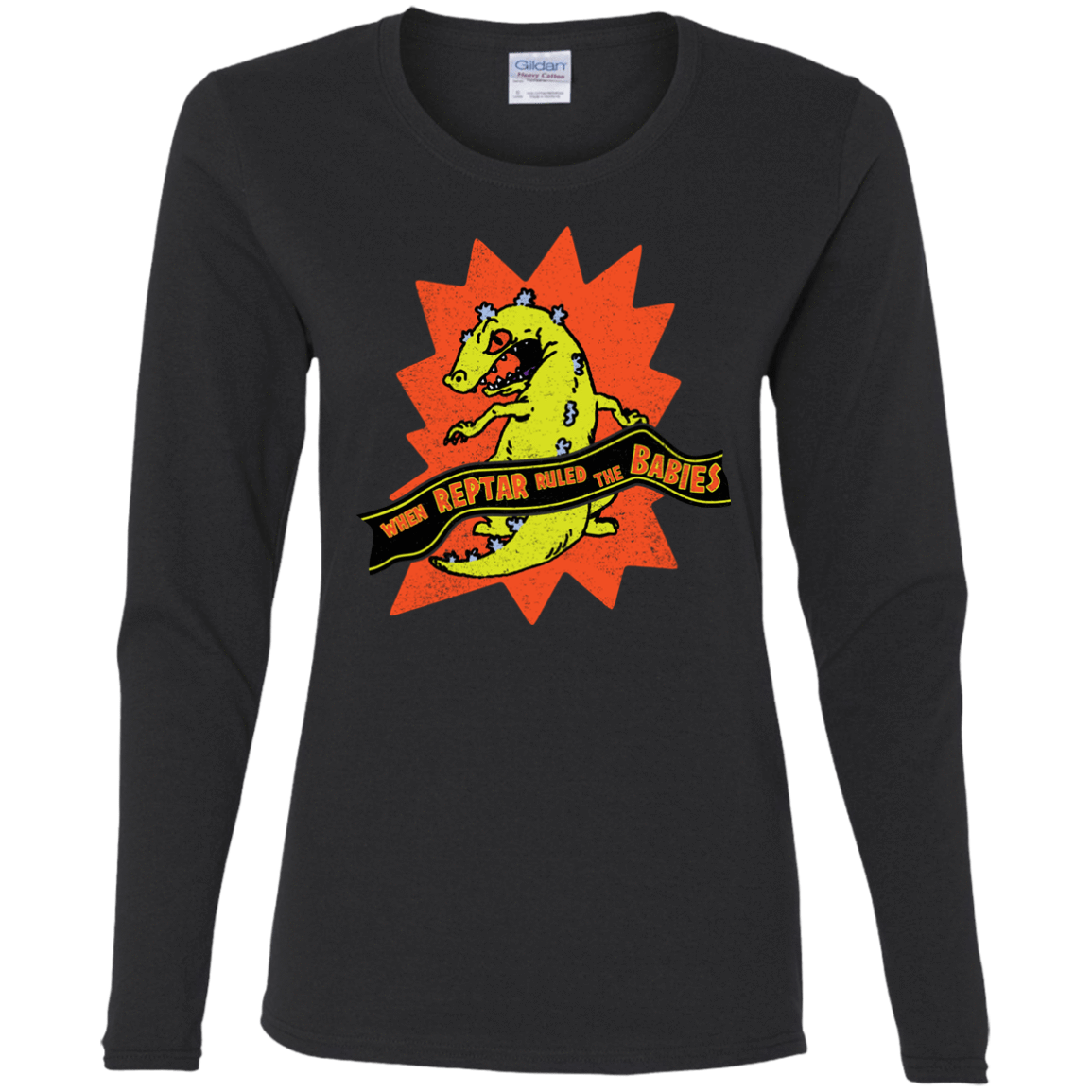 T-Shirts Black / S When Reptar Ruled The Babies Women's Long Sleeve T-Shirt