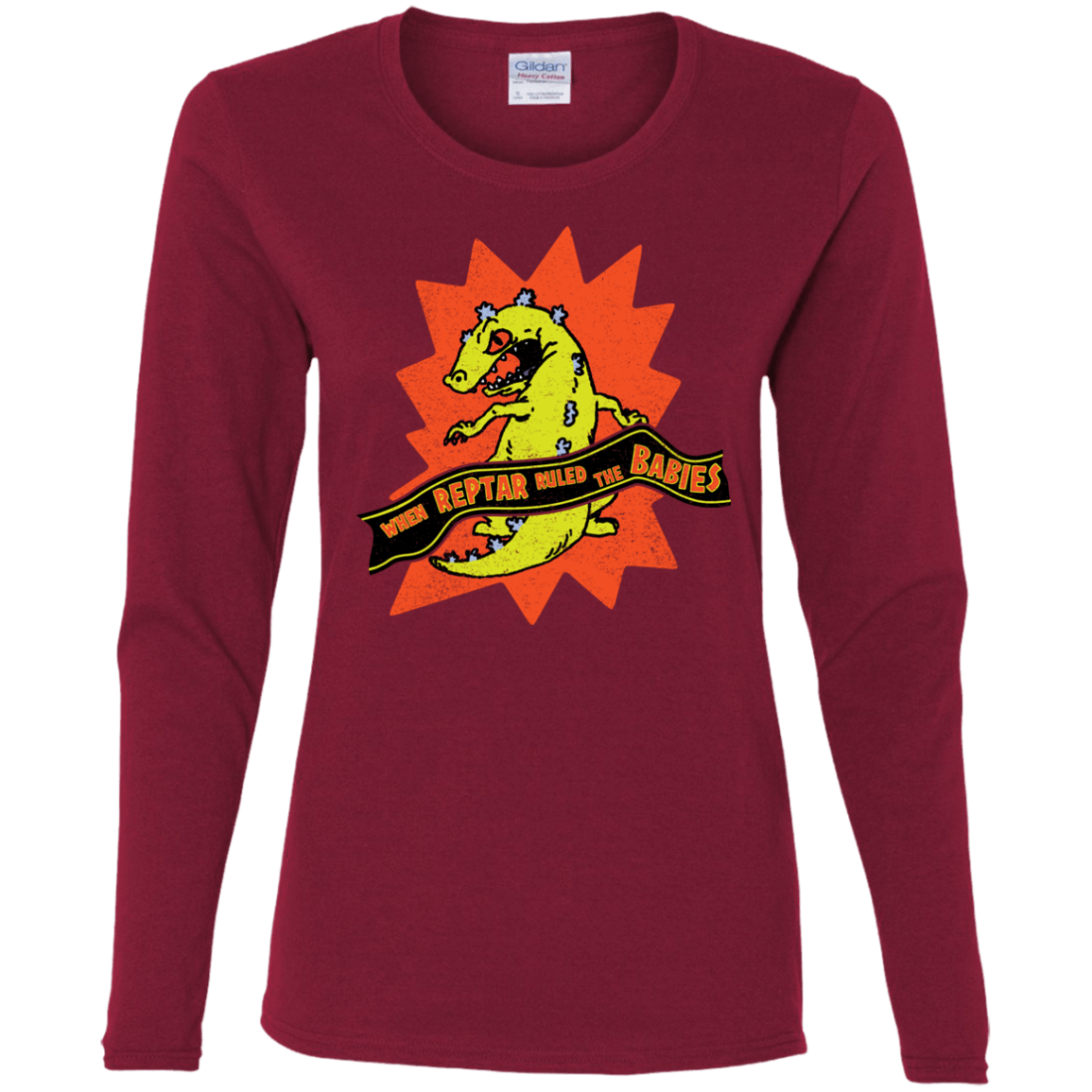 T-Shirts Cardinal / S When Reptar Ruled The Babies Women's Long Sleeve T-Shirt
