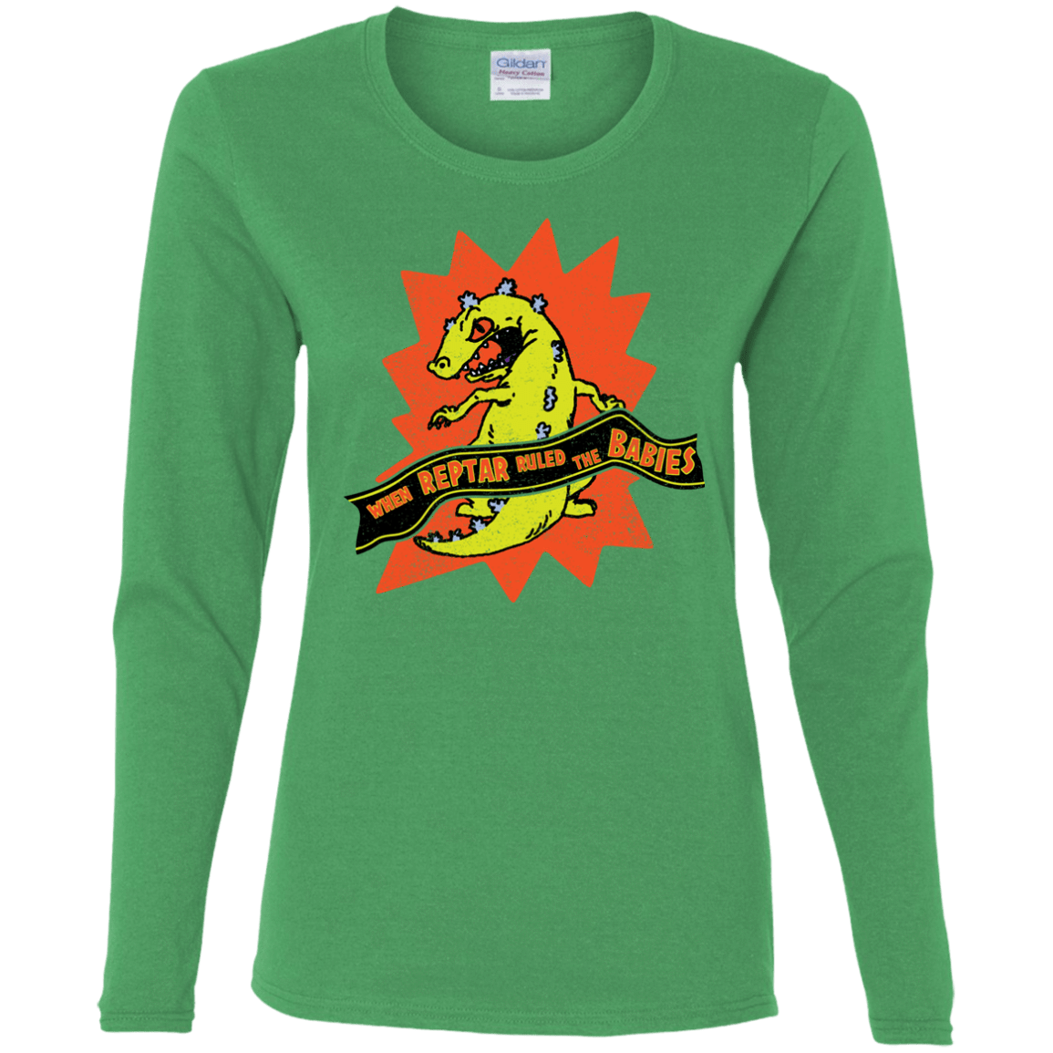 T-Shirts Irish Green / S When Reptar Ruled The Babies Women's Long Sleeve T-Shirt