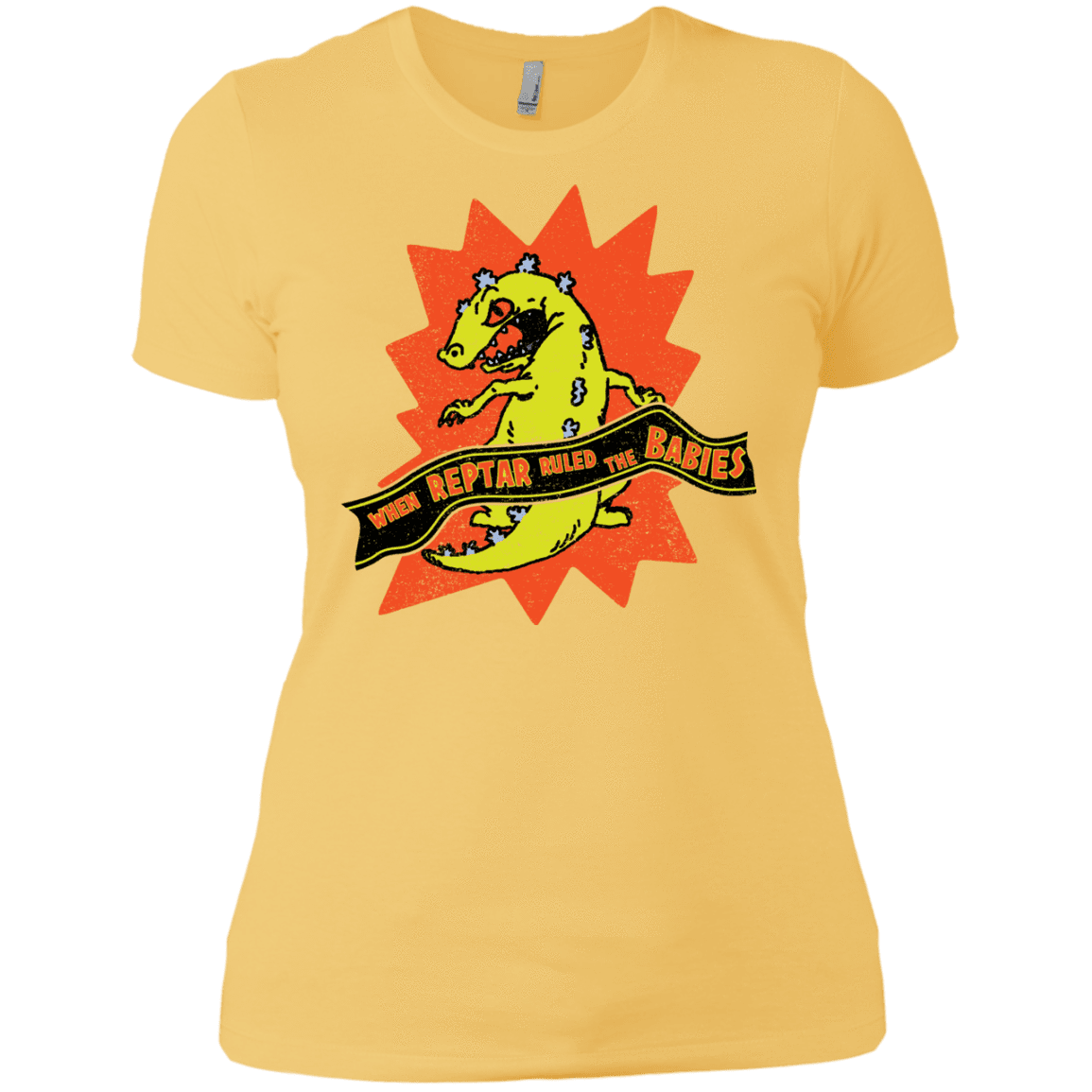 T-Shirts Banana Cream/ / X-Small When Reptar Ruled The Babies Women's Premium T-Shirt
