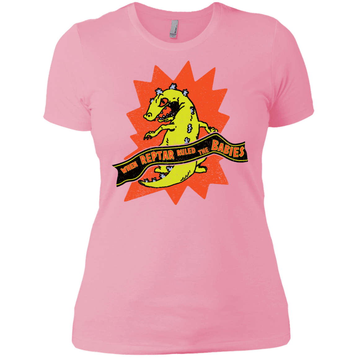 T-Shirts Light Pink / X-Small When Reptar Ruled The Babies Women's Premium T-Shirt