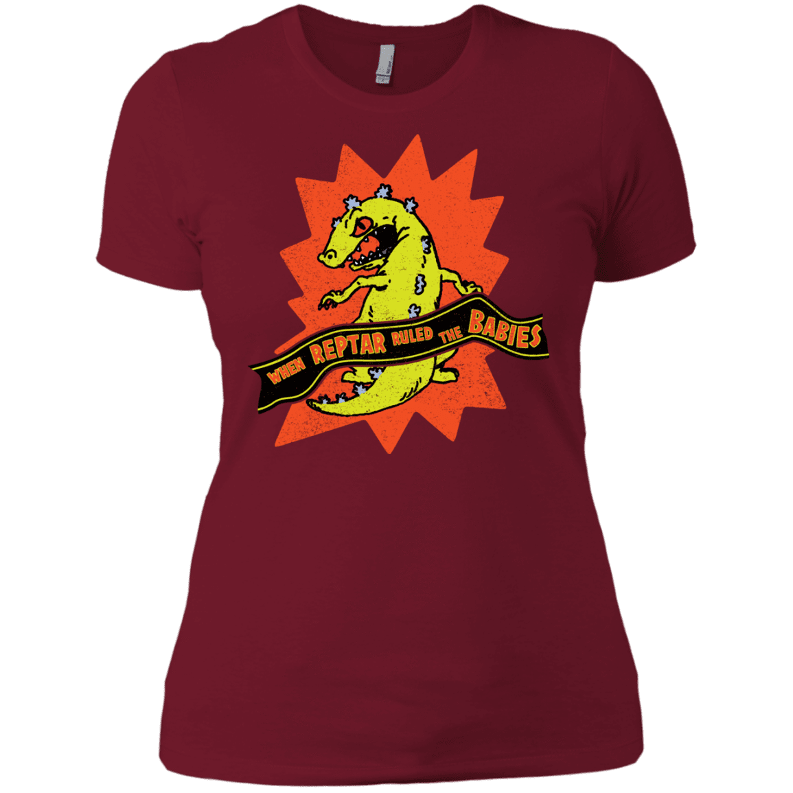 T-Shirts Scarlet / X-Small When Reptar Ruled The Babies Women's Premium T-Shirt