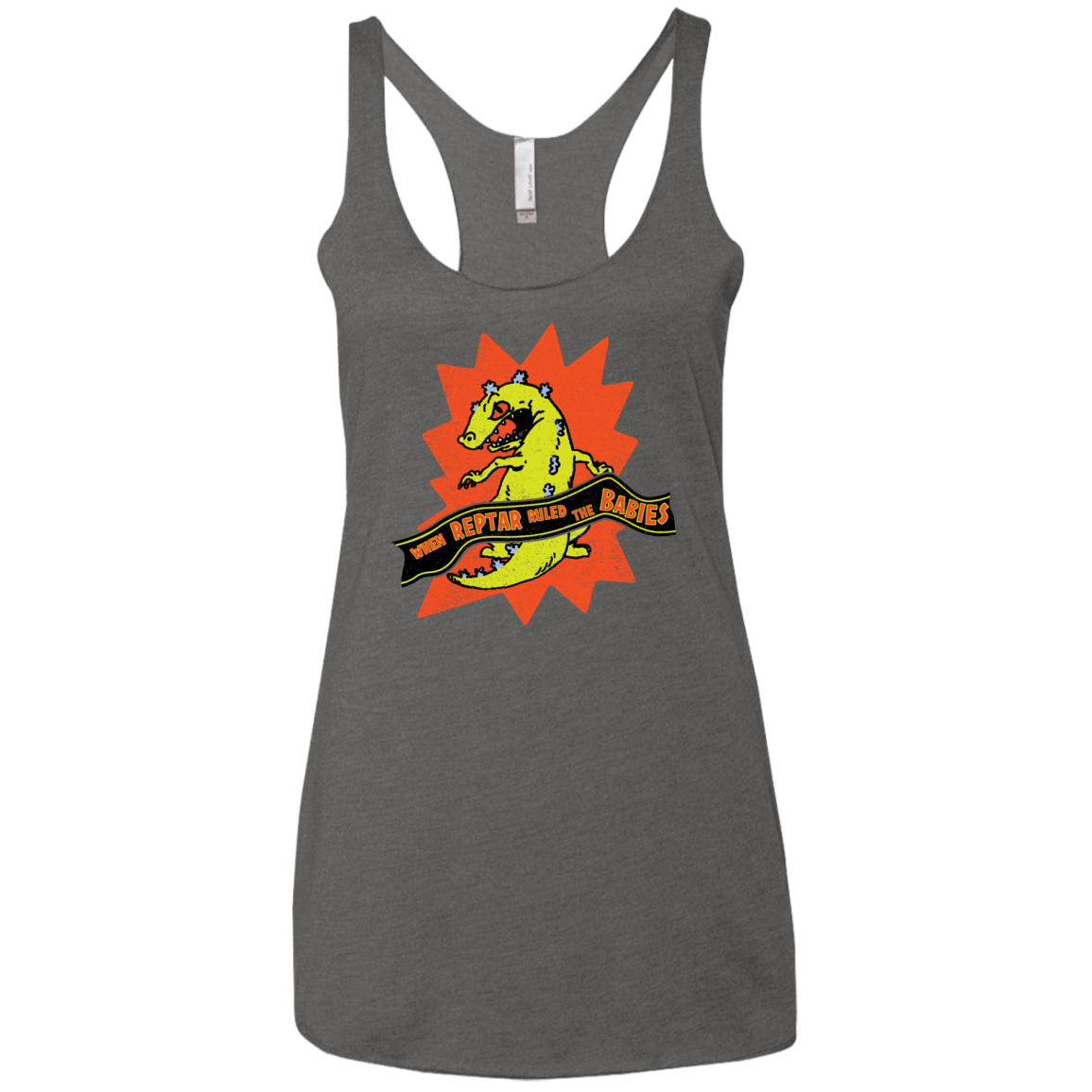 When Reptar Ruled The Babies Women's Triblend Racerback Tank