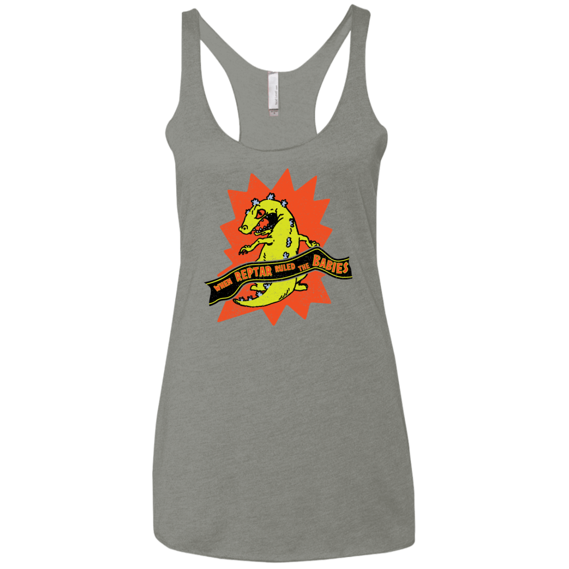 When Reptar Ruled The Babies Women's Triblend Racerback Tank