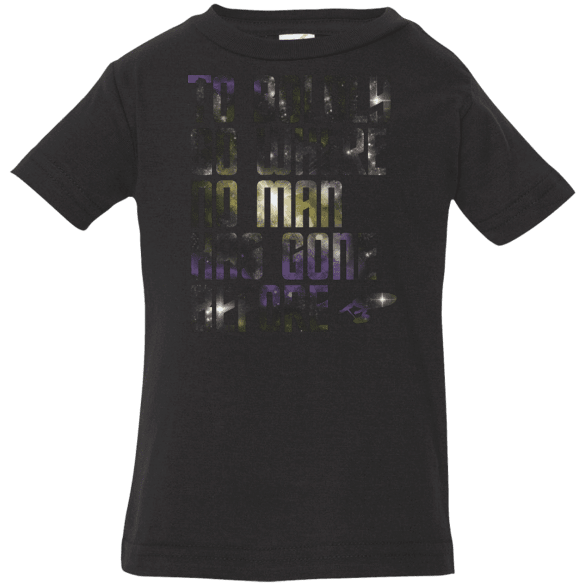 T-Shirts Black / 6 Months Where no Man has gone Before Infant Premium T-Shirt