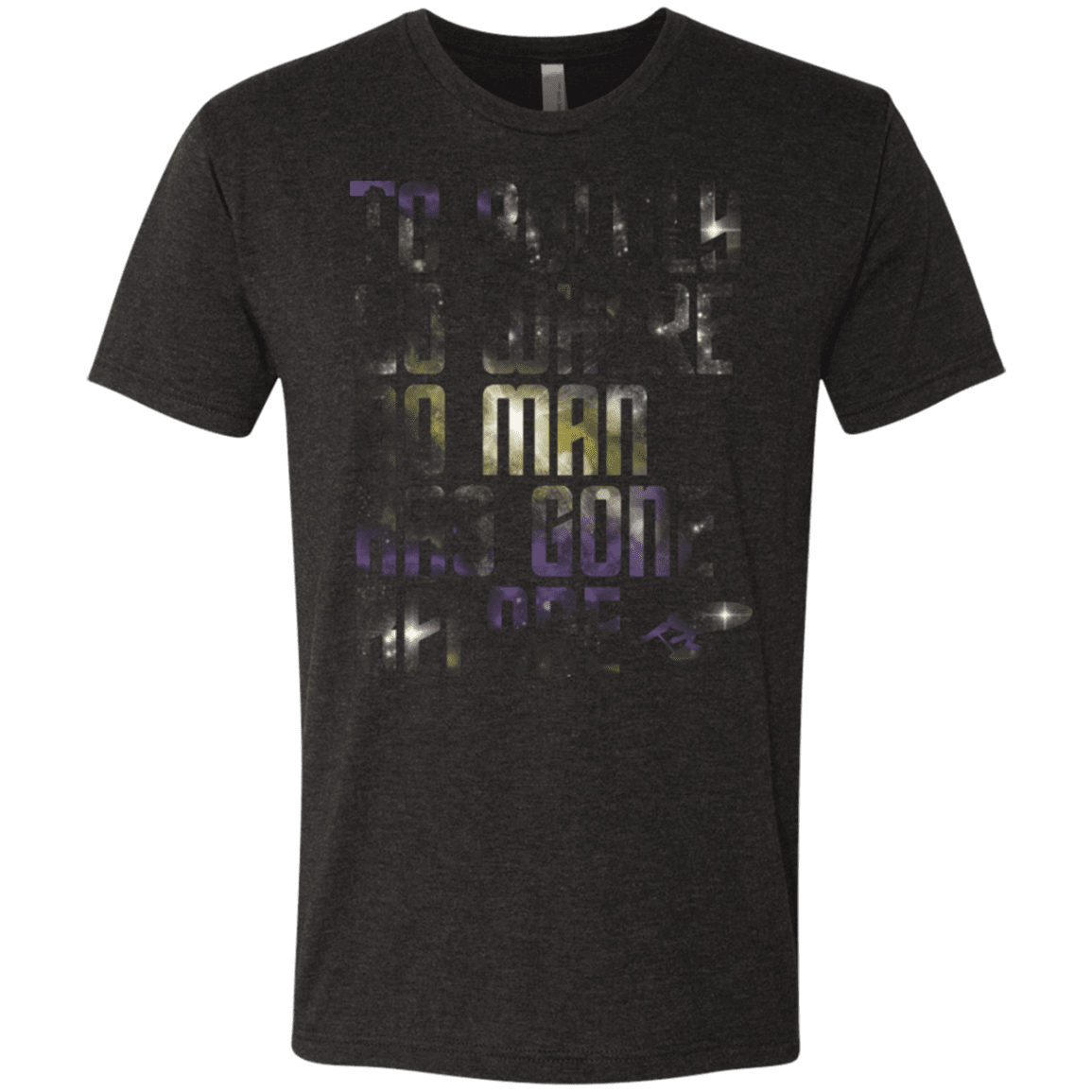 T-Shirts Vintage Black / Small Where no Man has gone Before Men's Triblend T-Shirt