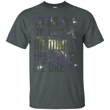 T-Shirts Dark Heather / Small Where no Man has gone Before T-Shirt