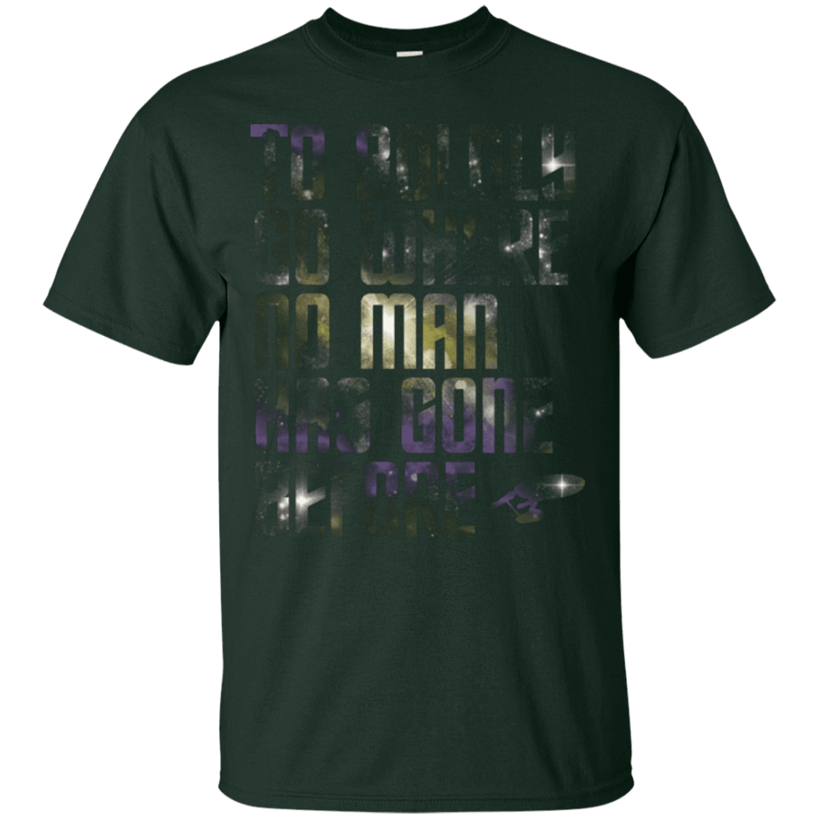 T-Shirts Forest Green / Small Where no Man has gone Before T-Shirt