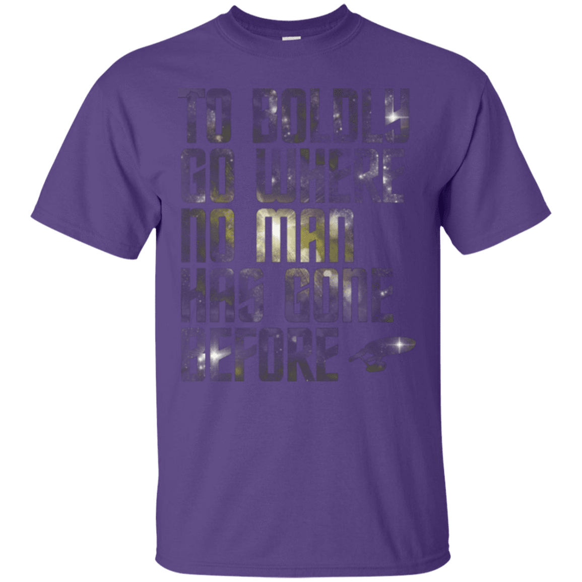 T-Shirts Purple / Small Where no Man has gone Before T-Shirt