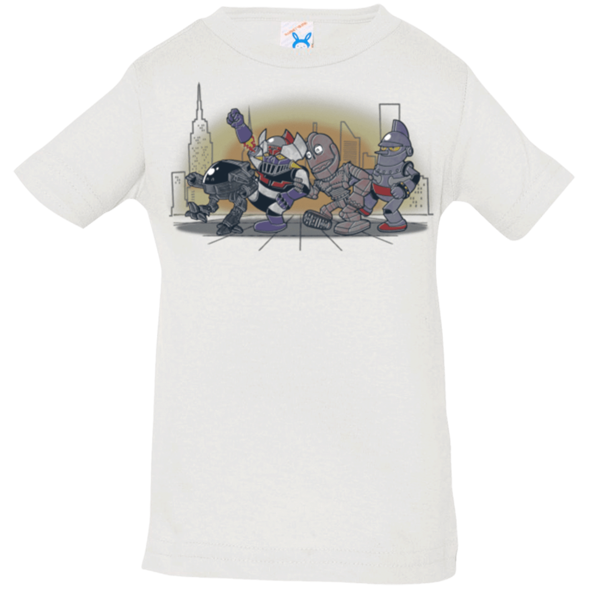 T-Shirts White / 6 Months Where The Big Robots are Infant Premium T-Shirt