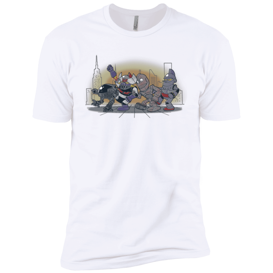 T-Shirts White / X-Small Where The Big Robots are Men's Premium T-Shirt