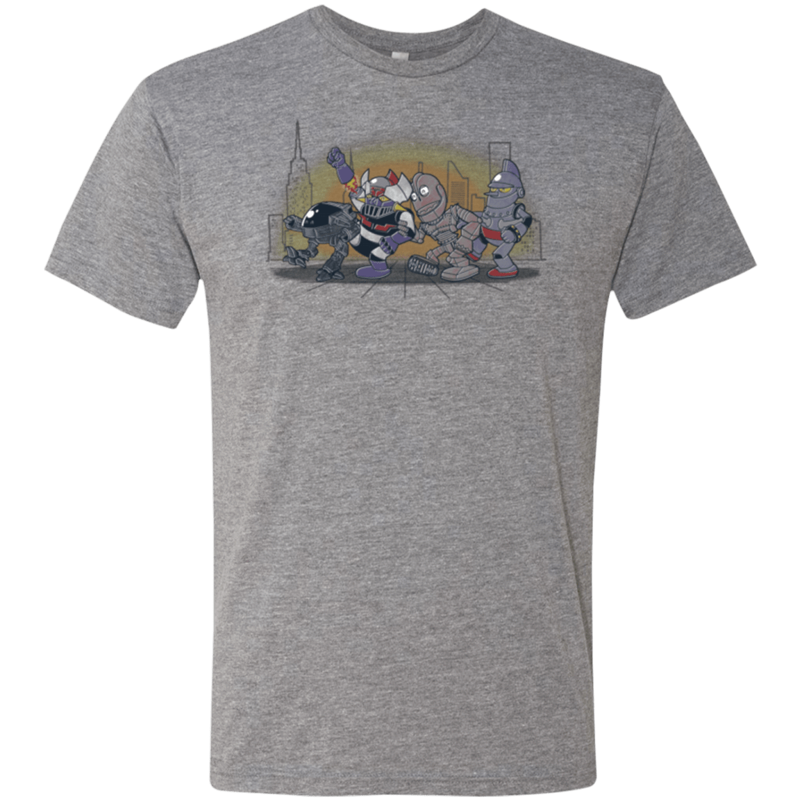 T-Shirts Premium Heather / Small Where The Big Robots are Men's Triblend T-Shirt