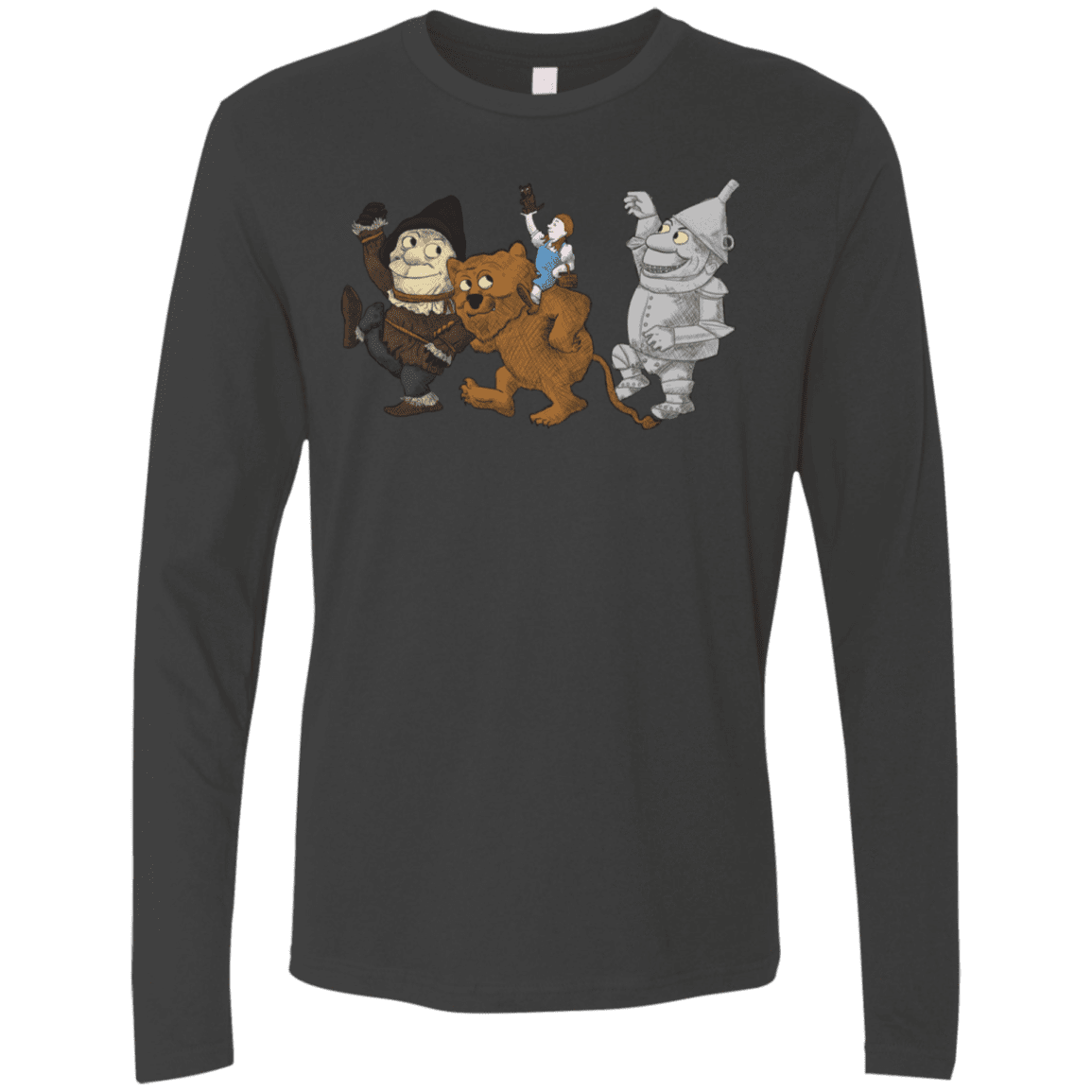 T-Shirts Heavy Metal / S Where the Friends Things Are Men's Premium Long Sleeve
