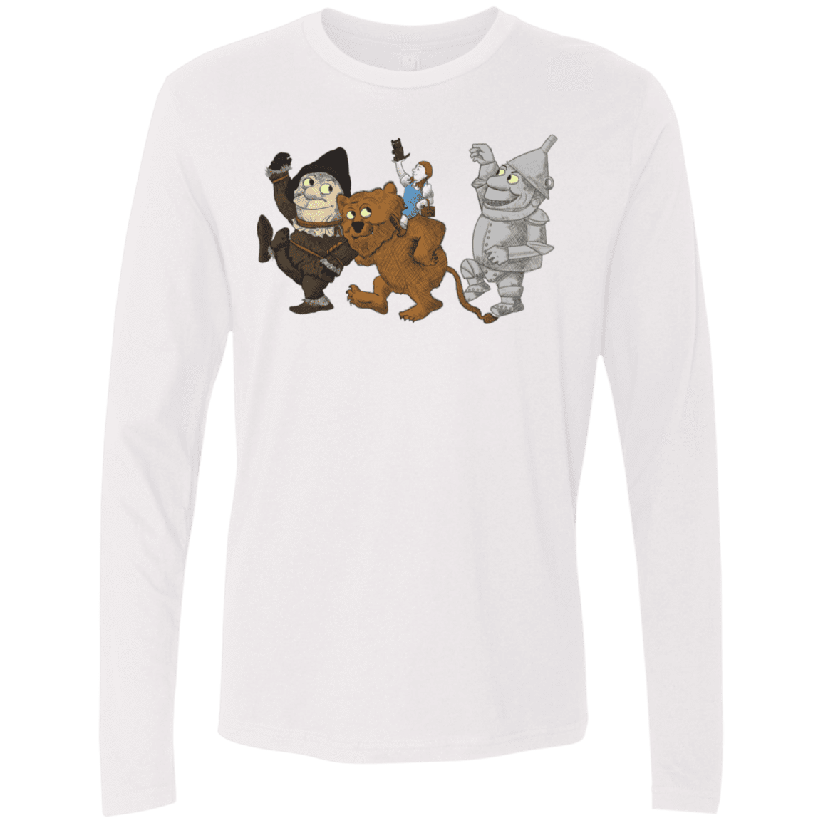T-Shirts White / S Where the Friends Things Are Men's Premium Long Sleeve