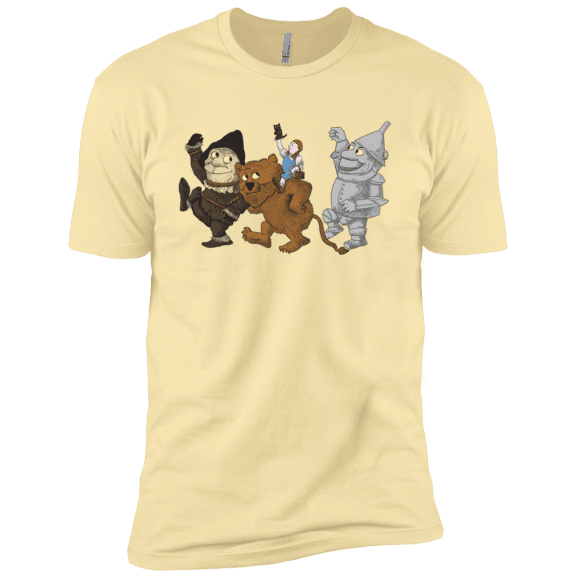 T-Shirts Banana Cream / X-Small Where the Friends Things Are Men's Premium T-Shirt