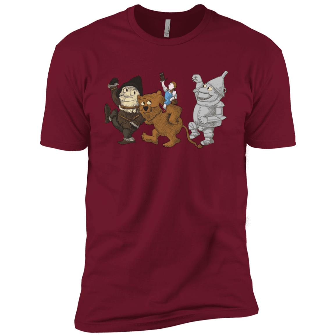 T-Shirts Cardinal / X-Small Where the Friends Things Are Men's Premium T-Shirt