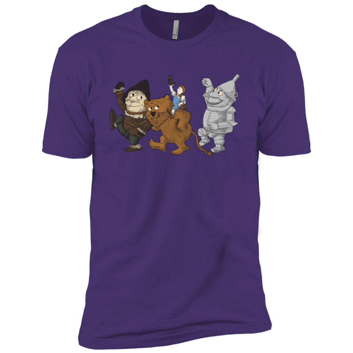 T-Shirts Purple Rush/ / X-Small Where the Friends Things Are Men's Premium T-Shirt