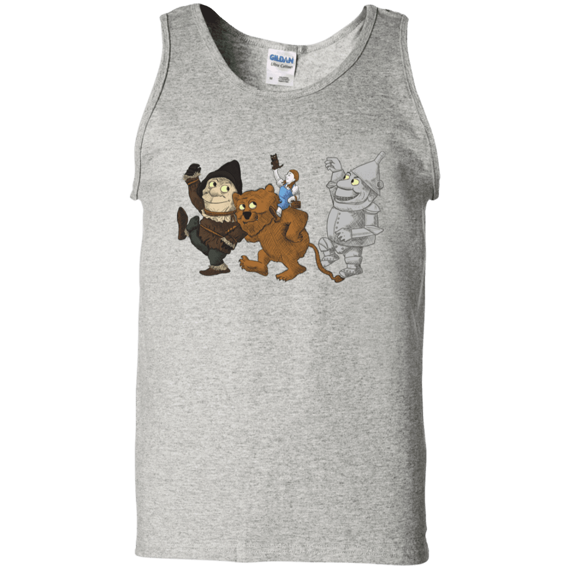 T-Shirts Ash / S Where the Friends Things Are Men's Tank Top