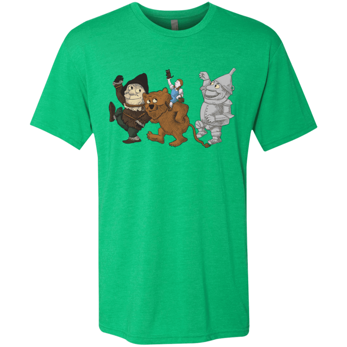 T-Shirts Envy / S Where the Friends Things Are Men's Triblend T-Shirt