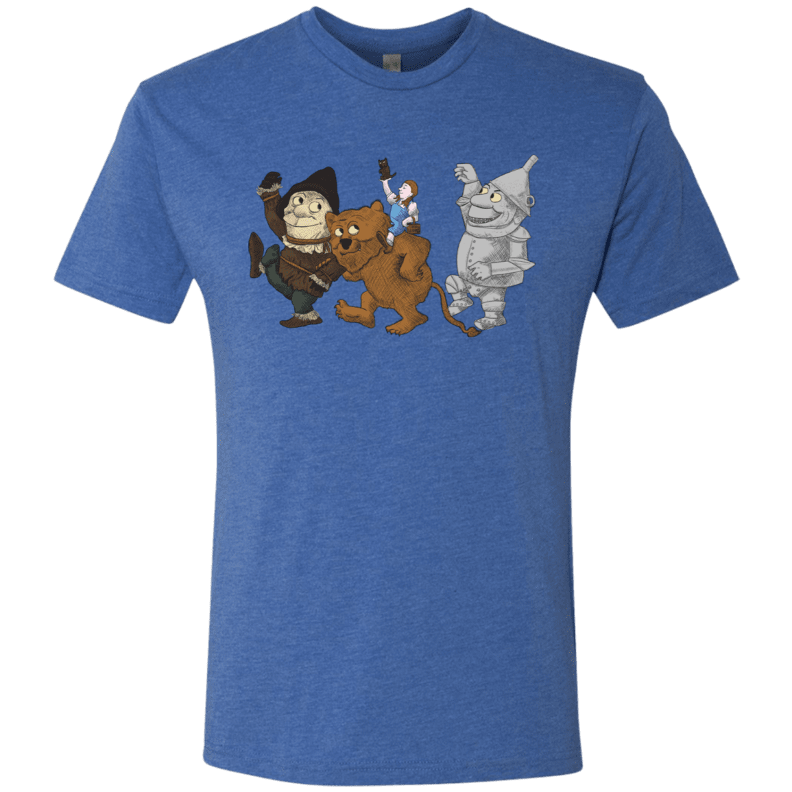 T-Shirts Vintage Royal / S Where the Friends Things Are Men's Triblend T-Shirt