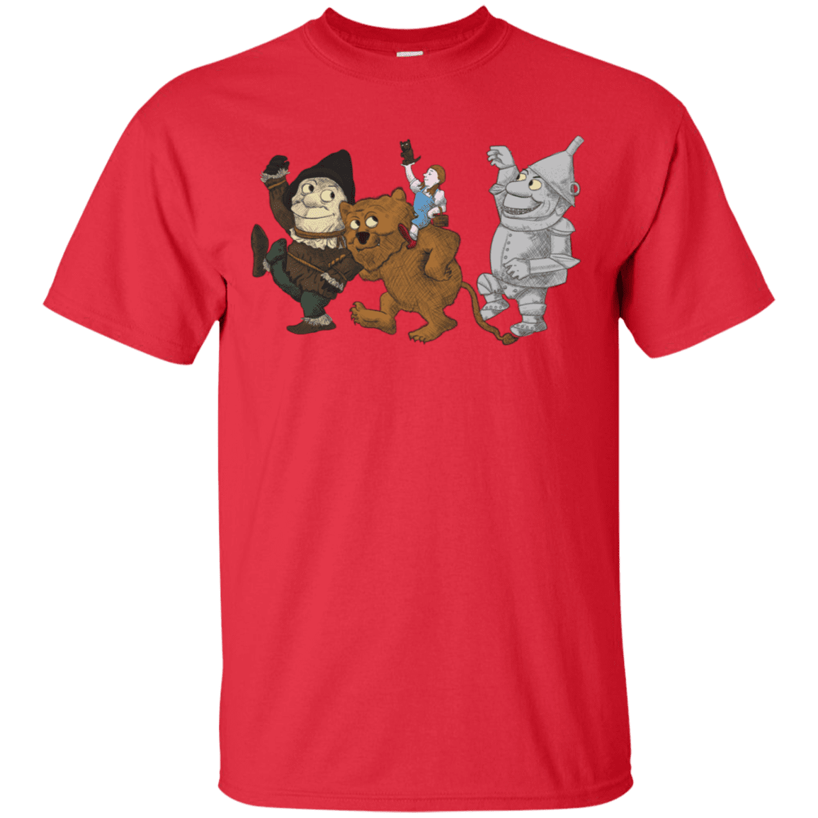 T-Shirts Red / S Where the Friends Things Are T-Shirt