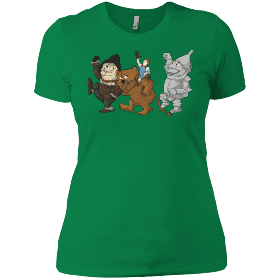 T-Shirts Kelly Green / X-Small Where the Friends Things Are Women's Premium T-Shirt