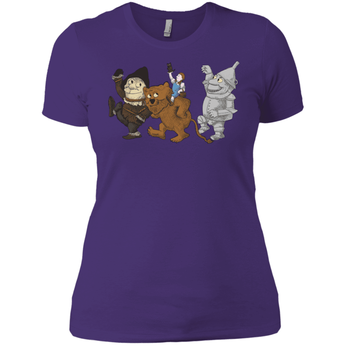 T-Shirts Purple Rush/ / X-Small Where the Friends Things Are Women's Premium T-Shirt