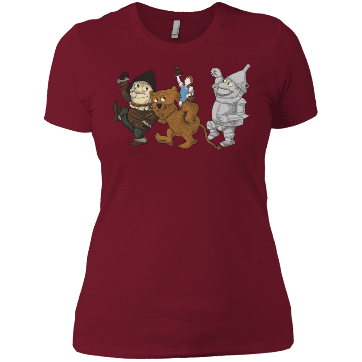 T-Shirts Scarlet / S Where the Friends Things Are Women's Premium T-Shirt