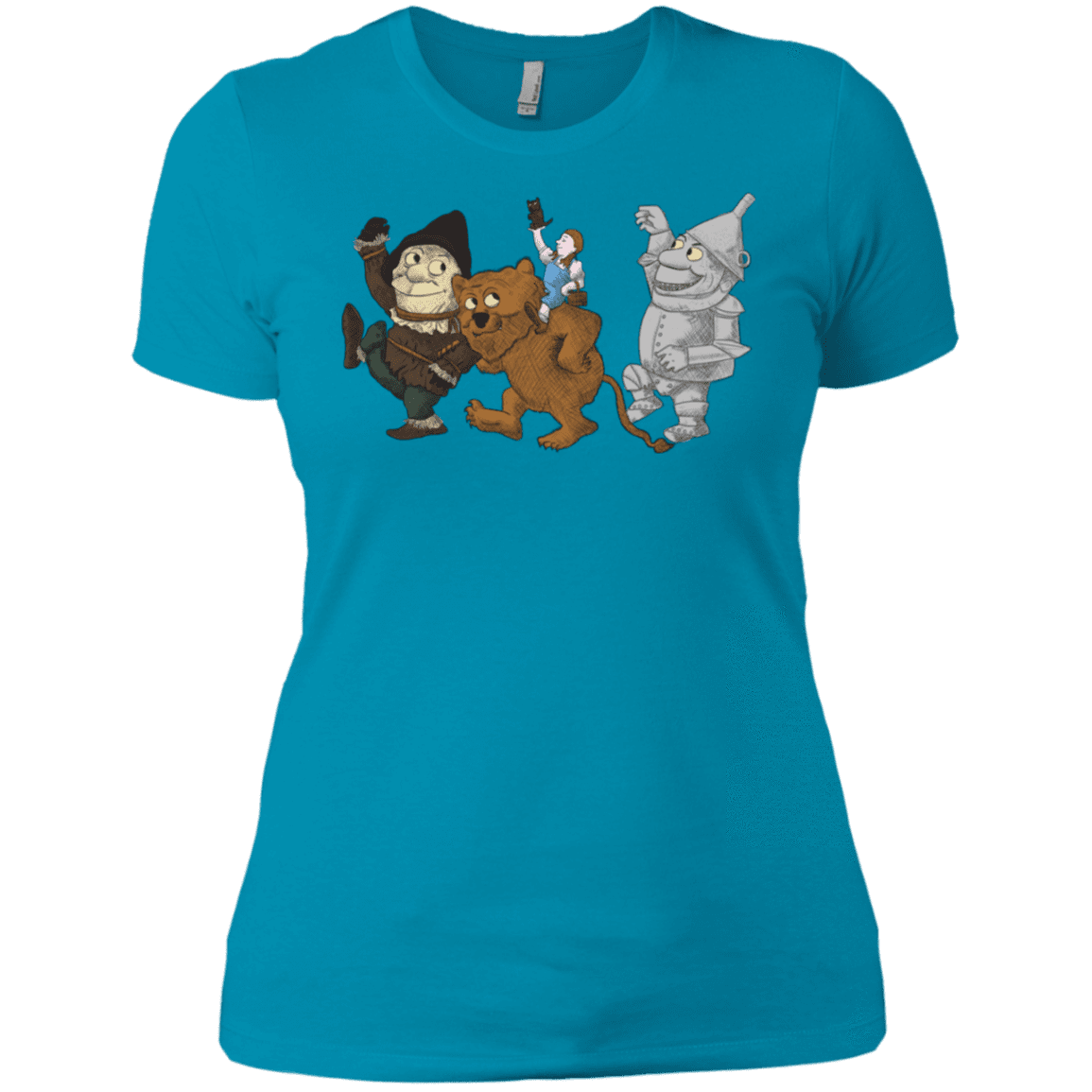 T-Shirts Turquoise / X-Small Where the Friends Things Are Women's Premium T-Shirt
