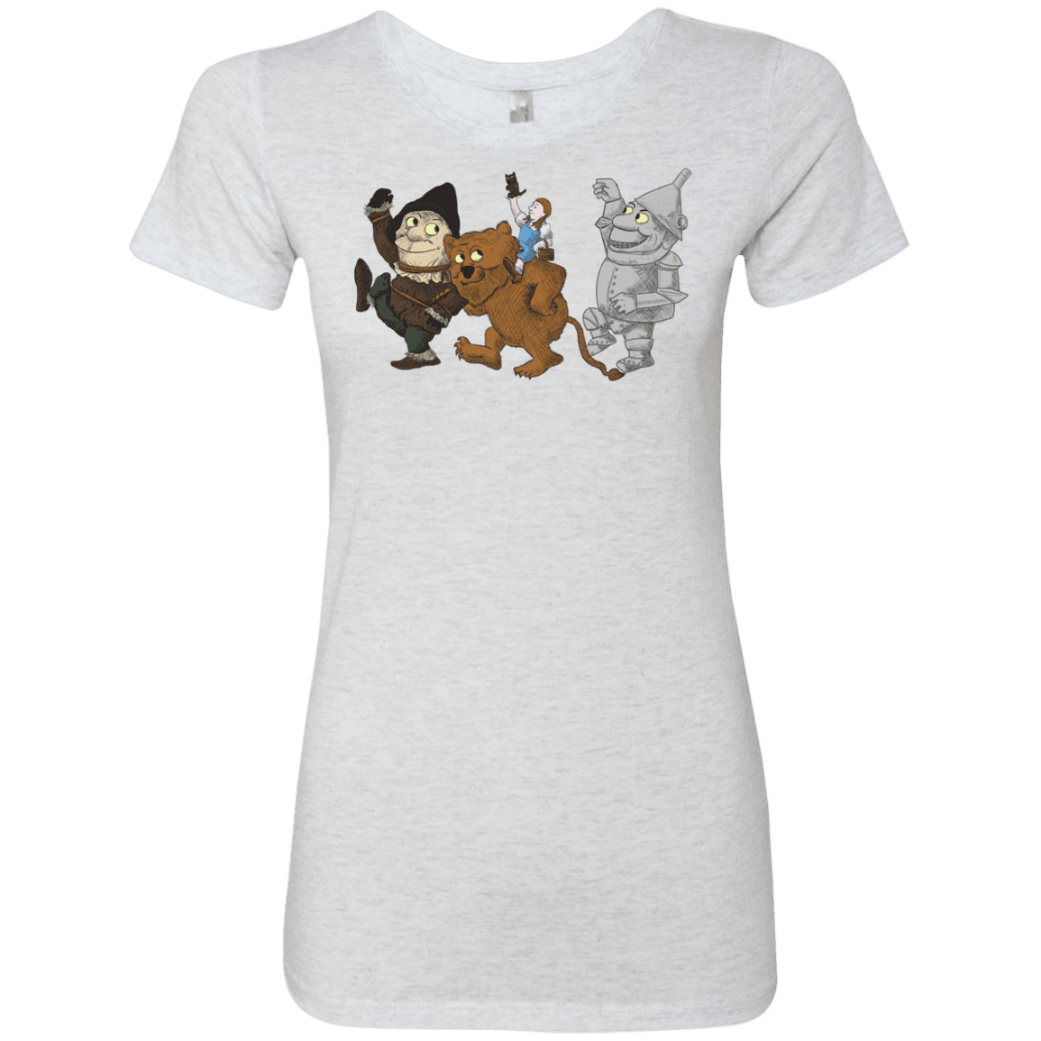 T-Shirts Heather White / S Where the Friends Things Are Women's Triblend T-Shirt