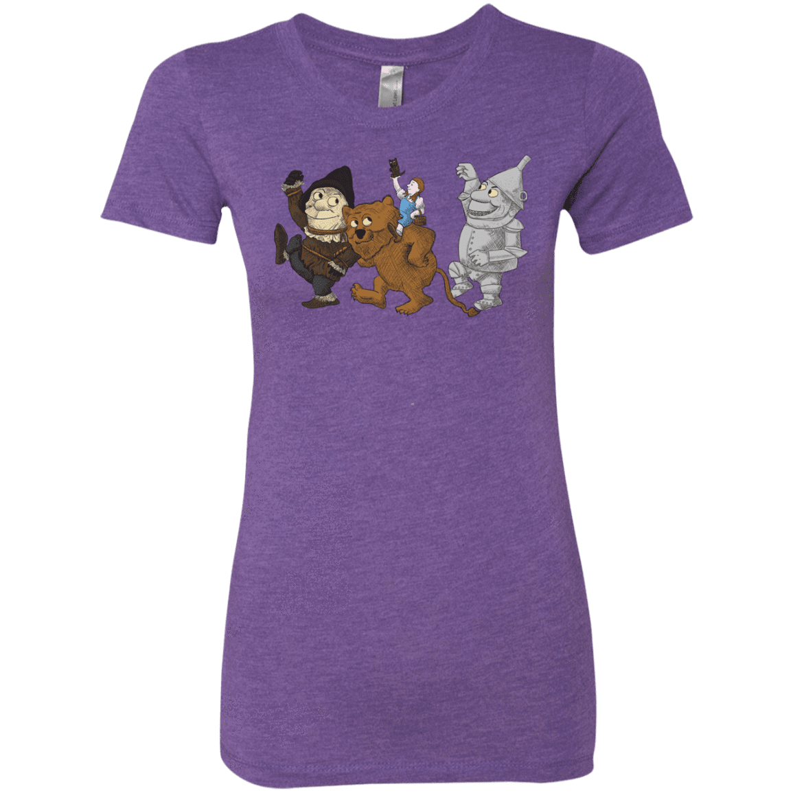 T-Shirts Purple Rush / S Where the Friends Things Are Women's Triblend T-Shirt