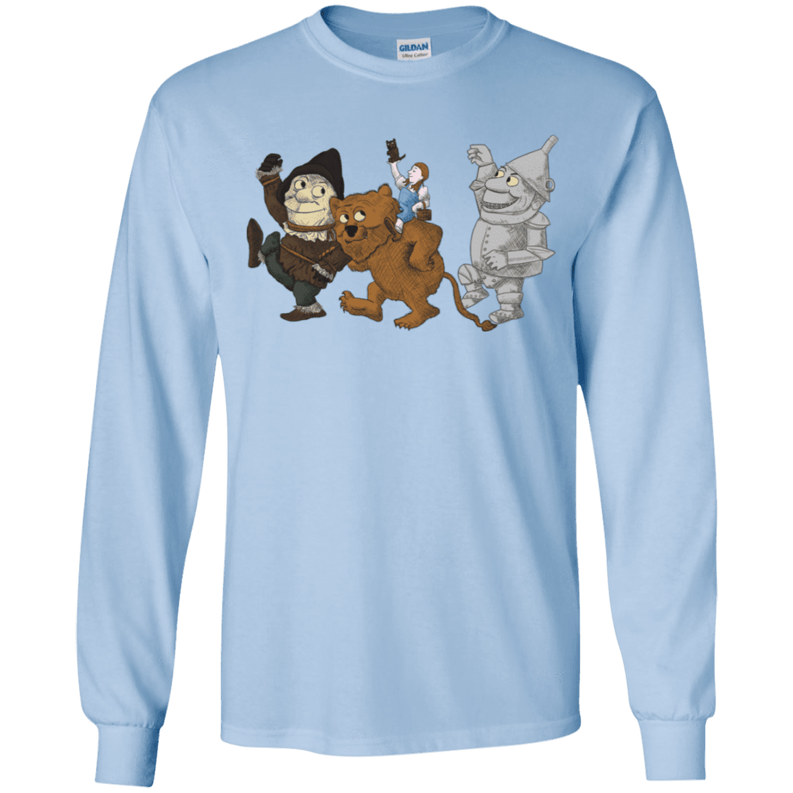 T-Shirts Light Blue / YS Where the Friends Things Are Youth Long Sleeve T-Shirt