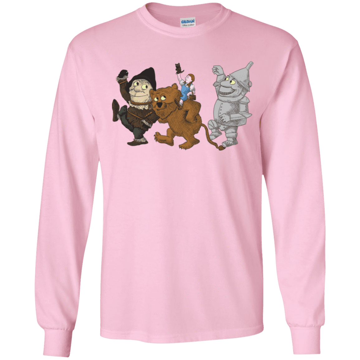 T-Shirts Light Pink / YS Where the Friends Things Are Youth Long Sleeve T-Shirt