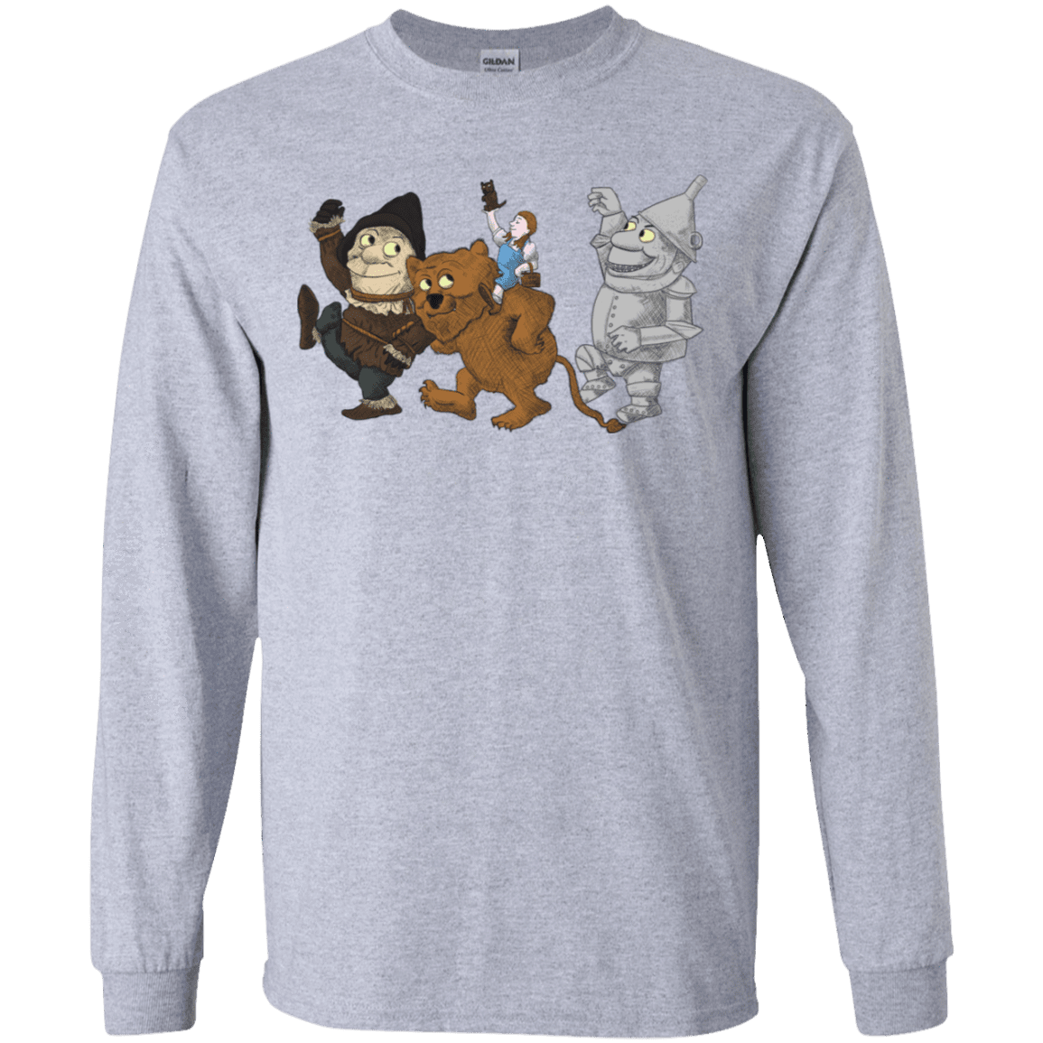 T-Shirts Sport Grey / YS Where the Friends Things Are Youth Long Sleeve T-Shirt
