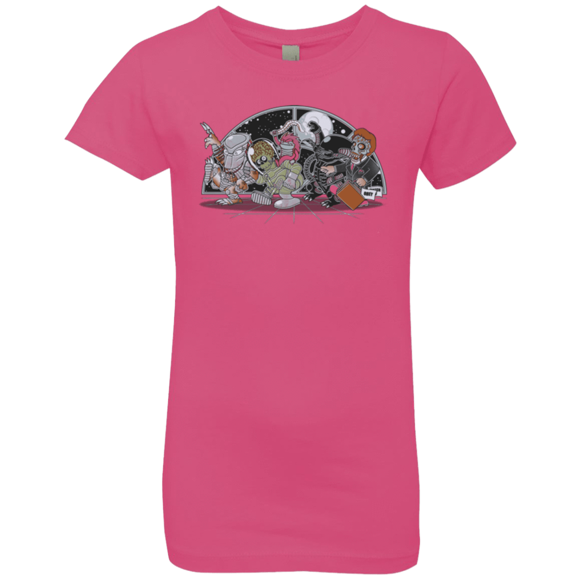 T-Shirts Hot Pink / YXS Where The Nasty Aliens are Girls Premium T-Shirt
