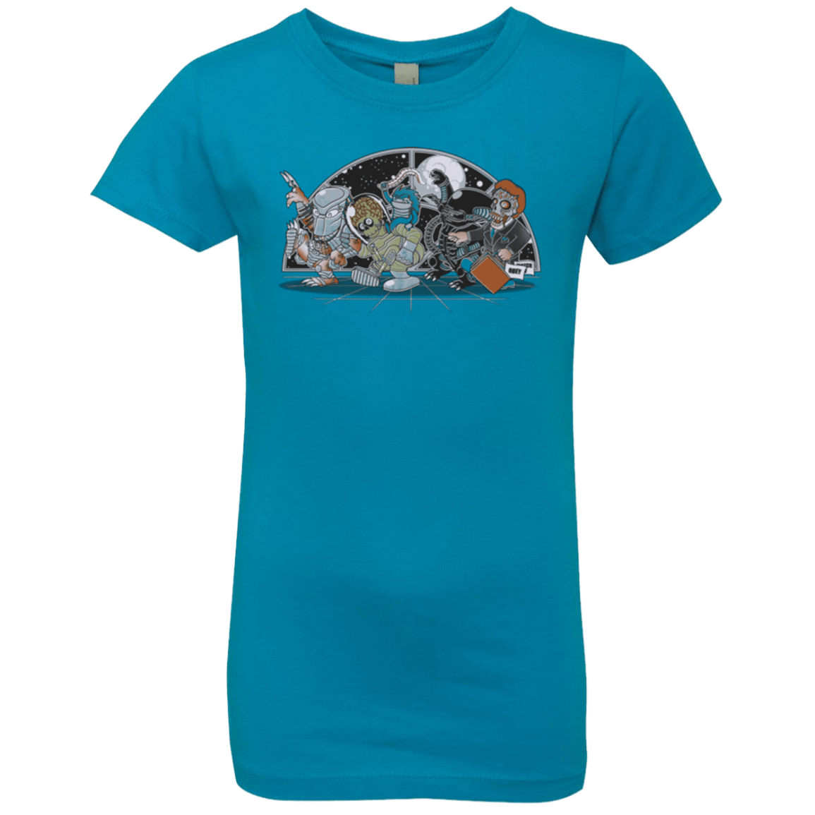 T-Shirts Turquoise / YXS Where The Nasty Aliens are Girls Premium T-Shirt