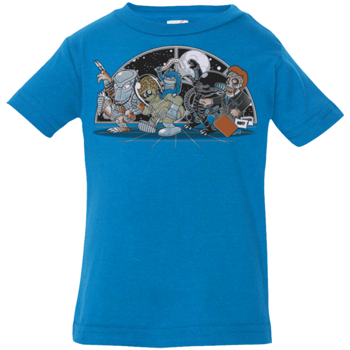 T-Shirts Cobalt / 6 Months Where The Nasty Aliens are Infant Premium T-Shirt