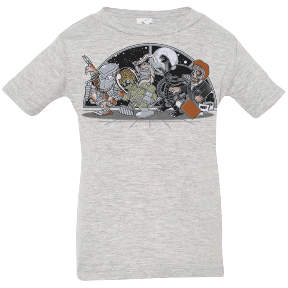 T-Shirts Heather / 6 Months Where The Nasty Aliens are Infant Premium T-Shirt