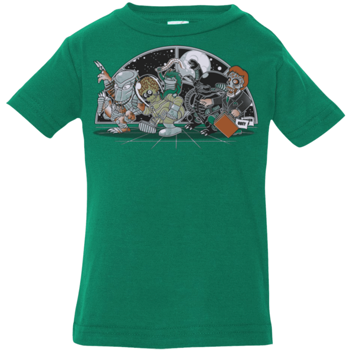 T-Shirts Kelly / 6 Months Where The Nasty Aliens are Infant Premium T-Shirt