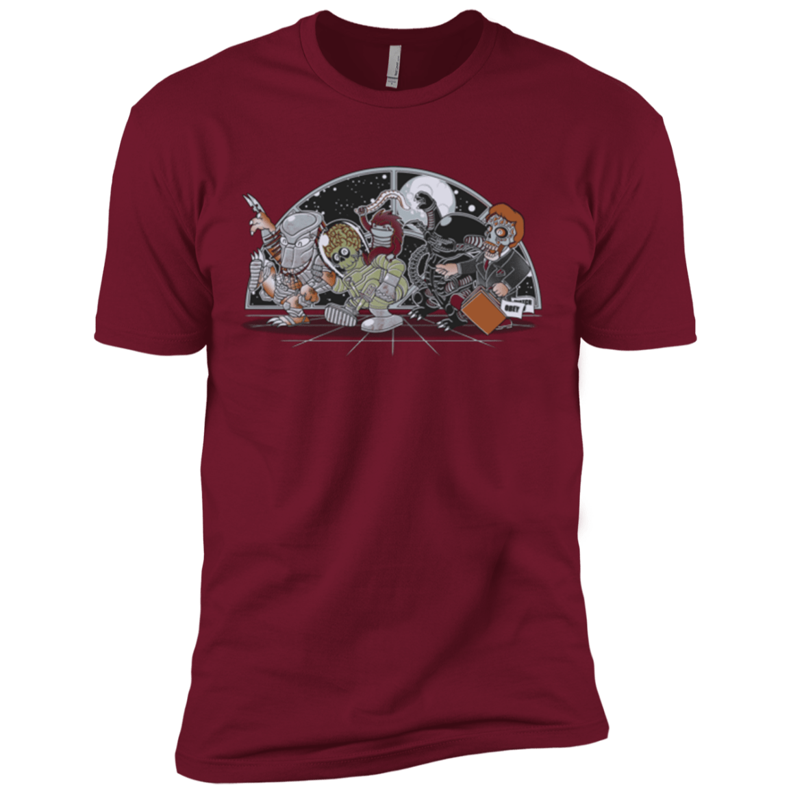 T-Shirts Cardinal / X-Small Where The Nasty Aliens are Men's Premium T-Shirt