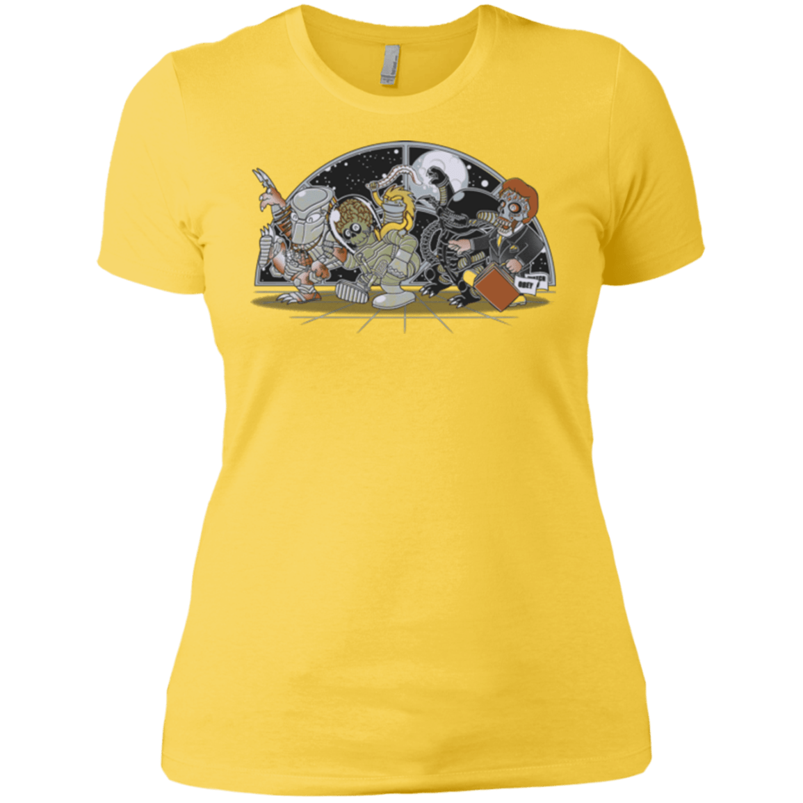 T-Shirts Vibrant Yellow / X-Small Where The Nasty Aliens are Women's Premium T-Shirt