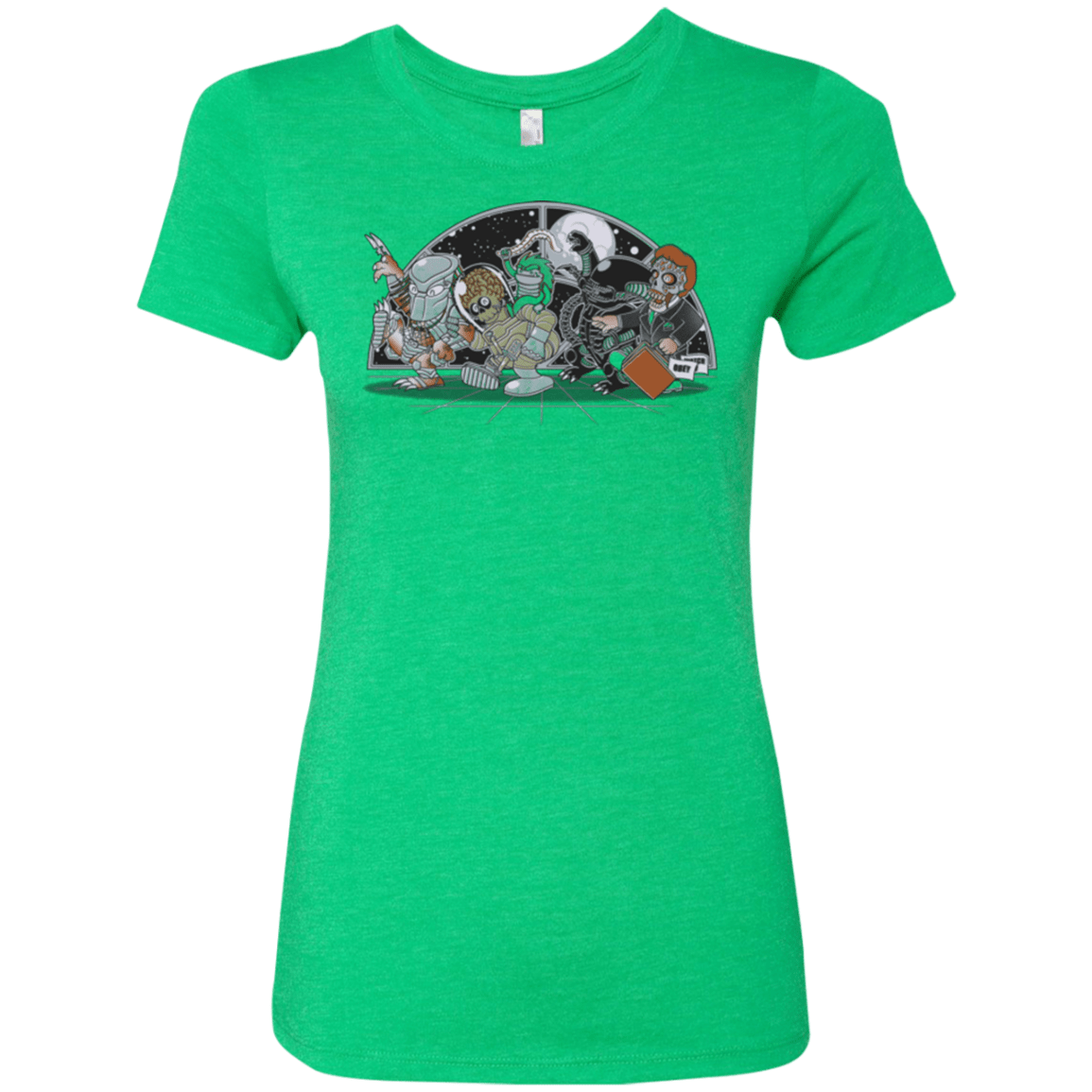 T-Shirts Envy / Small Where The Nasty Aliens are Women's Triblend T-Shirt