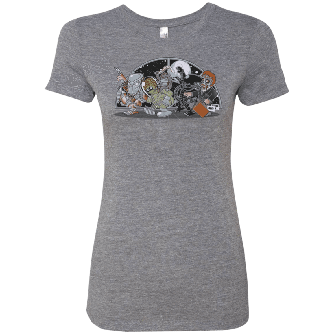 T-Shirts Premium Heather / Small Where The Nasty Aliens are Women's Triblend T-Shirt