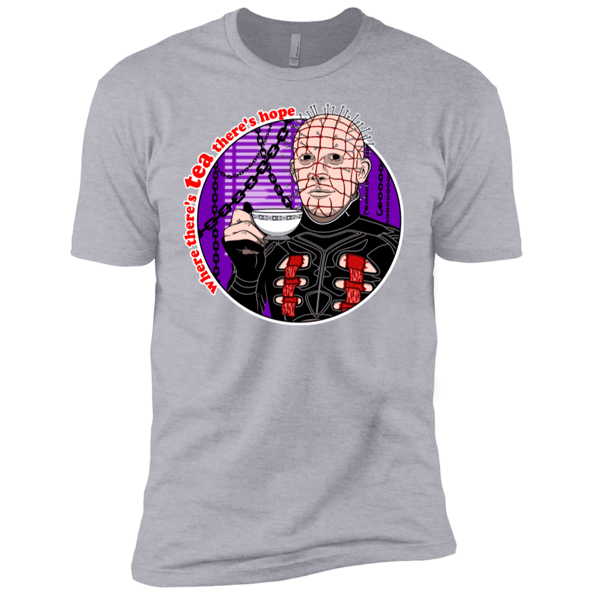 T-Shirts Heather Grey / YXS Where There's Tea Boys Premium T-Shirt
