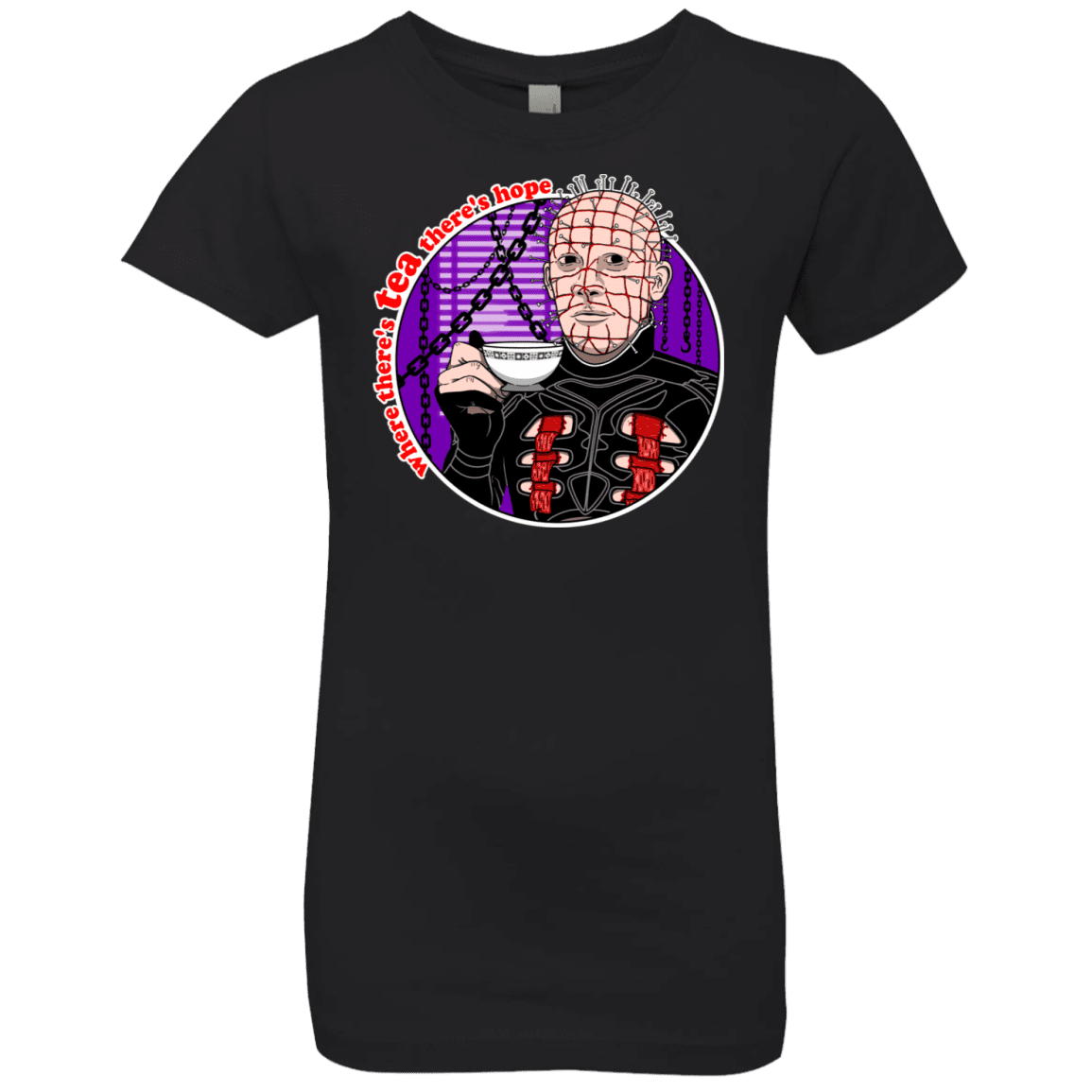 T-Shirts Black / YXS Where There's Tea Girls Premium T-Shirt