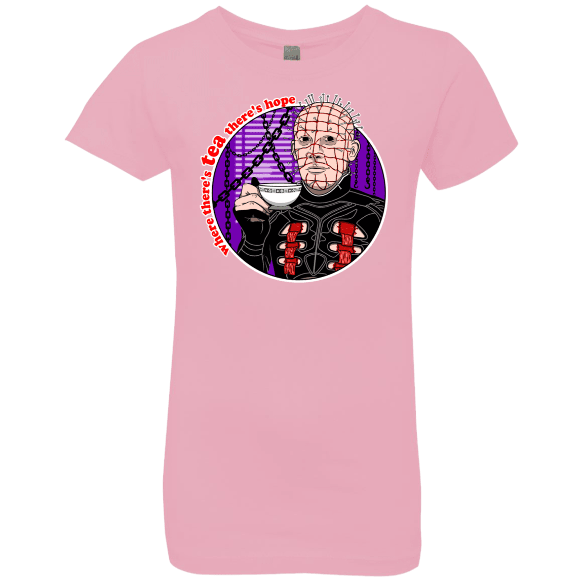 T-Shirts Light Pink / YXS Where There's Tea Girls Premium T-Shirt