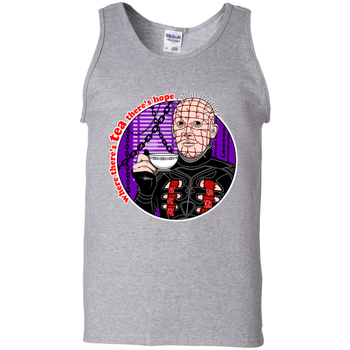 T-Shirts Sport Grey / S Where There's Tea Men's Tank Top