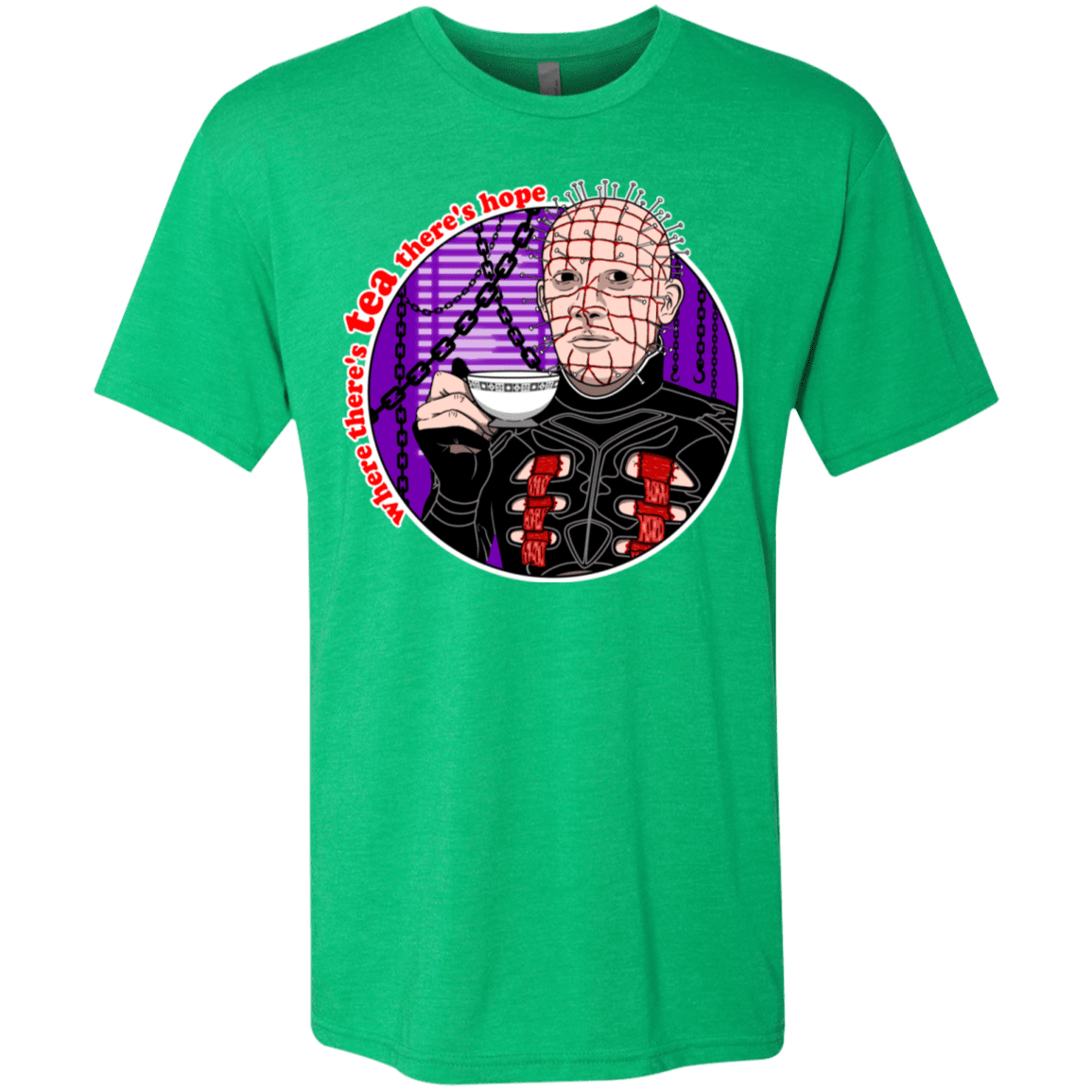 T-Shirts Envy / S Where There's Tea Men's Triblend T-Shirt